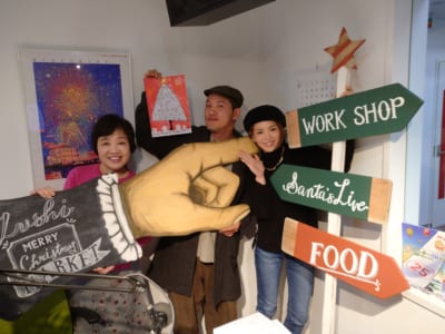 逗子クリスマスマーケット 遠藤 亮さんとアスミさん Shonan Beachfm 78 9